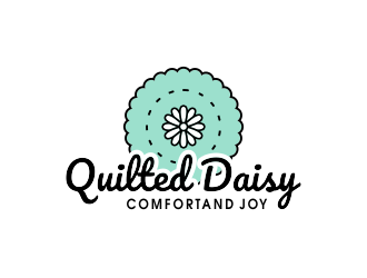 Quilted Daisy logo design by JessicaLopes