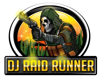 DJRaidRunner logo design by logoviral