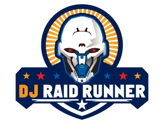 DJRaidRunner logo design by Suvendu