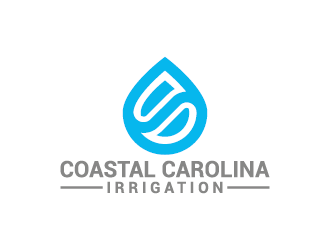 Coastal Carolina Irrigation  logo design by mhala