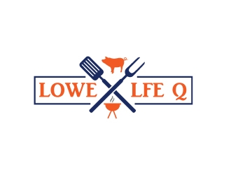 Lowe LFE Q or BBQ logo design by Suvendu