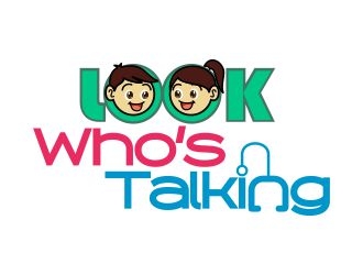 Look Whos Talking logo design by Bl_lue