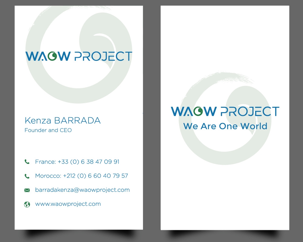 WAOW PROJECT We Are One World logo design by Boomstudioz