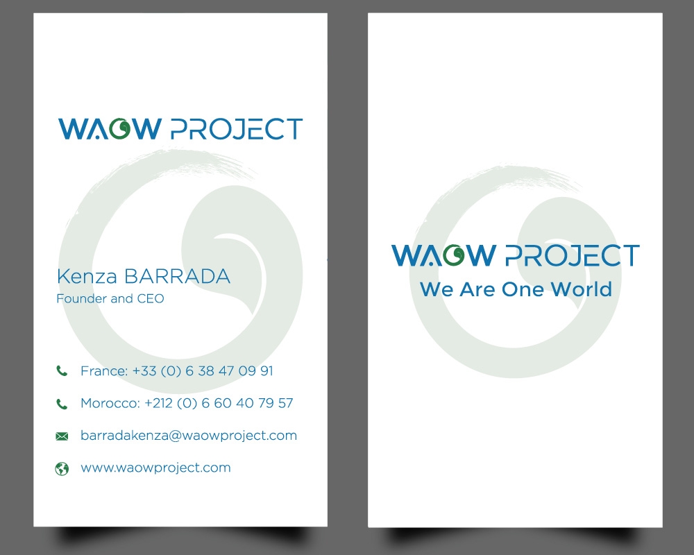 WAOW PROJECT We Are One World logo design by Boomstudioz