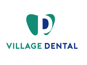 Village dental  logo design by donk