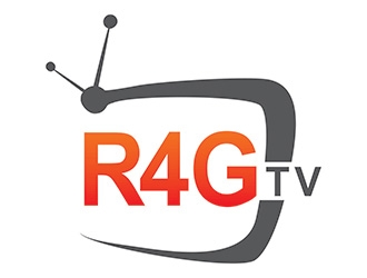 R4G.TV logo design by ManishKoli