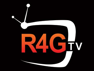 R4G.TV logo design by ManishKoli
