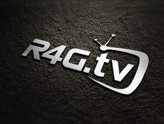 R4G.TV logo design by ManishKoli