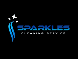 sparkles cleaning service logo design by Marianne