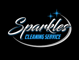 sparkles cleaning service logo design by ingepro