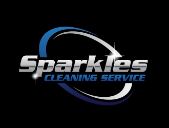 sparkles cleaning service logo design by ElonStark