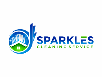 sparkles cleaning service logo design by mutafailan