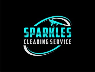 sparkles cleaning service logo design by bricton