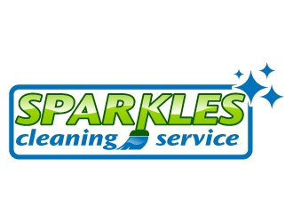 sparkles cleaning service logo design by nraaj1976