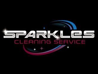 sparkles cleaning service logo design by shere
