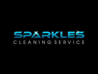 sparkles cleaning service logo design by JessicaLopes