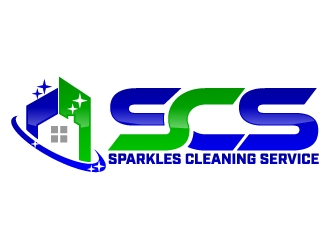 sparkles cleaning service logo design by jaize