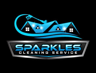 sparkles cleaning service logo design by daywalker