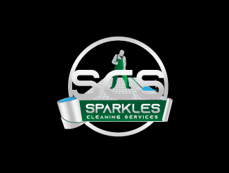 sparkles cleaning service logo design by Cyds