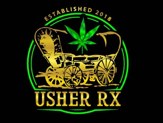 Usher Rx logo design by uttam
