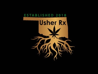 Usher Rx logo design by uttam