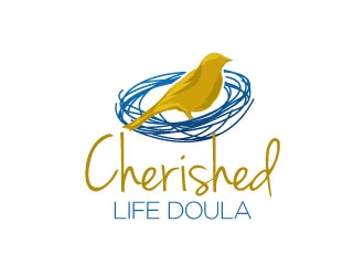 Cherished Life Doula logo design by Boomstudioz