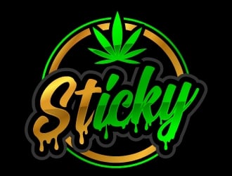 STICKY  logo design by jaize