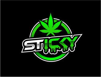 STICKY  logo design by kimora