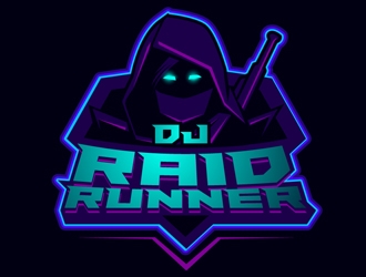 DJRaidRunner logo design by DreamLogoDesign