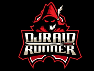 DJRaidRunner logo design by DreamLogoDesign