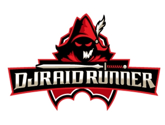 DJRaidRunner logo design by DreamLogoDesign
