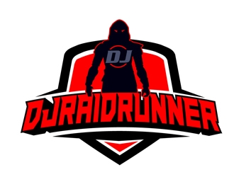 DJRaidRunner logo design by DreamLogoDesign
