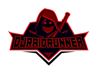 DJRaidRunner logo design by DreamLogoDesign