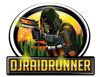 DJRaidRunner logo design by logoviral