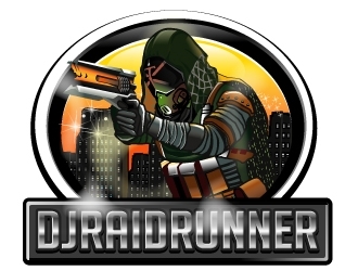 DJRaidRunner logo design by logoviral