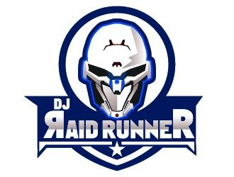 DJRaidRunner logo design by Suvendu