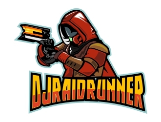 DJRaidRunner logo design by logoviral