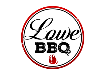 Lowe LFE Q or BBQ logo design by megalogos