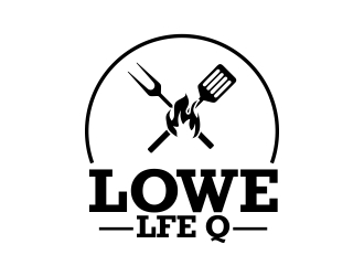 Lowe LFE Q or BBQ logo design by mckris