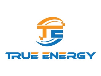 True Energy logo design by Boomstudioz