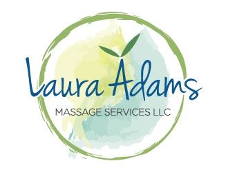 Laura Adams Massage Services llc logo design by Boomstudioz