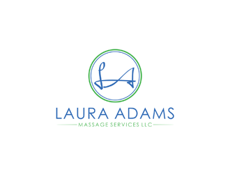 Laura Adams Massage Services llc logo design by johana