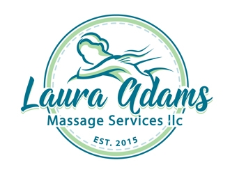 Laura Adams Massage Services llc logo design by DreamLogoDesign