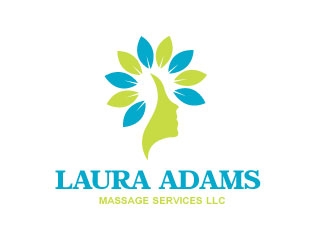 Laura Adams Massage Services llc logo design by harshikagraphics
