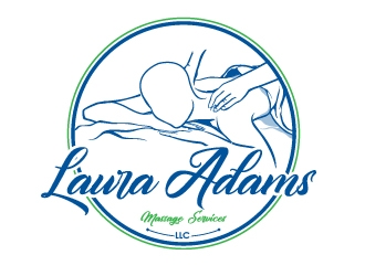 Laura Adams Massage Services llc logo design by Suvendu