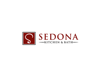 Sedona Kitchen & Bath logo design by johana