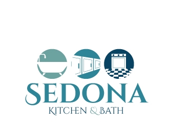 Sedona Kitchen & Bath logo design by tec343