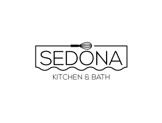 Sedona Kitchen & Bath logo design by artbitin