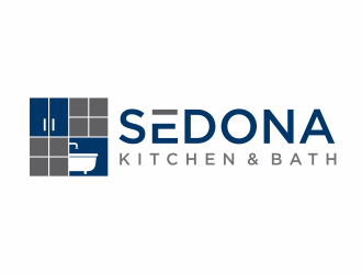 Sedona Kitchen & Bath logo design by agus