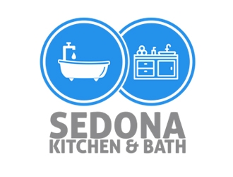 Sedona Kitchen & Bath logo design by zluvig